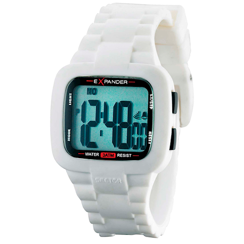 Image of Sport Watch Silicone med stål bagkasse Quartz Unisex ur fra Sector, R3251472115